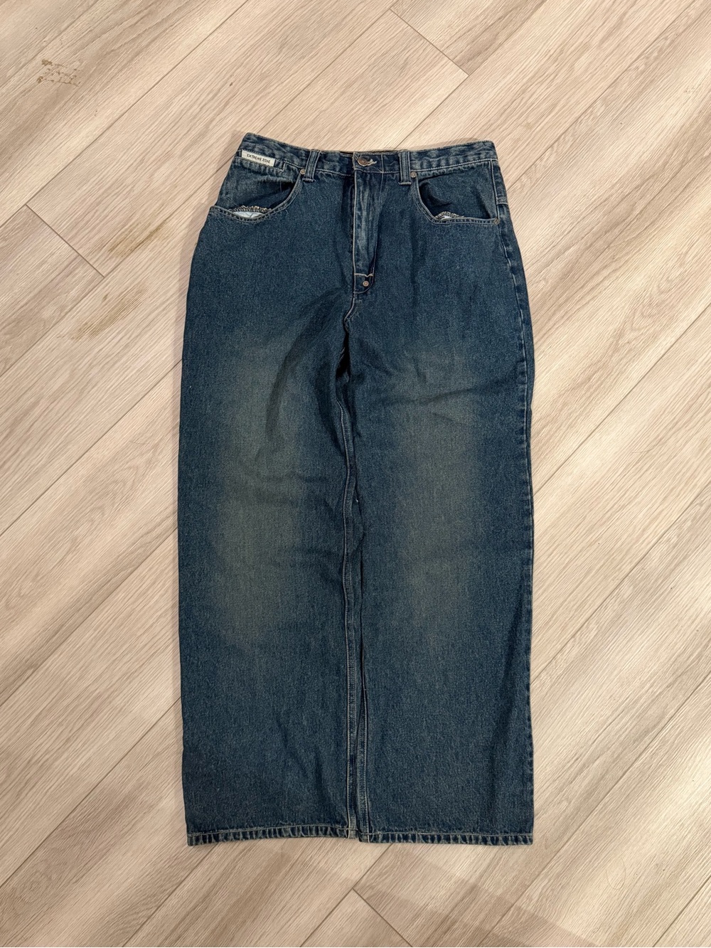 Vintage Baggy Extreme Zone Denim Jeans